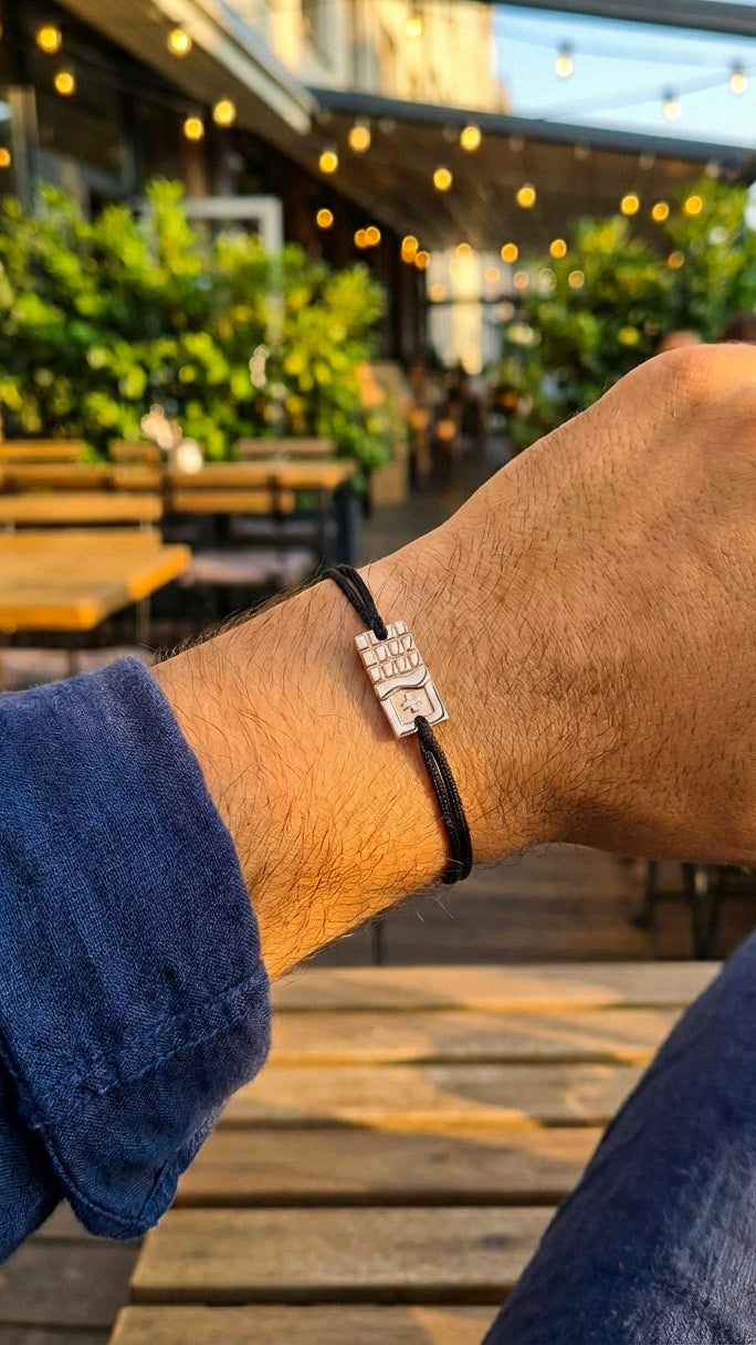 Das Schokoladenkordel-Armband