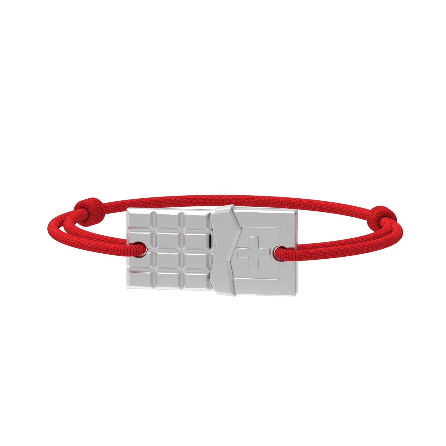 Bracelet Swisschocolate sur cordon, tablette de chocolat suisse
