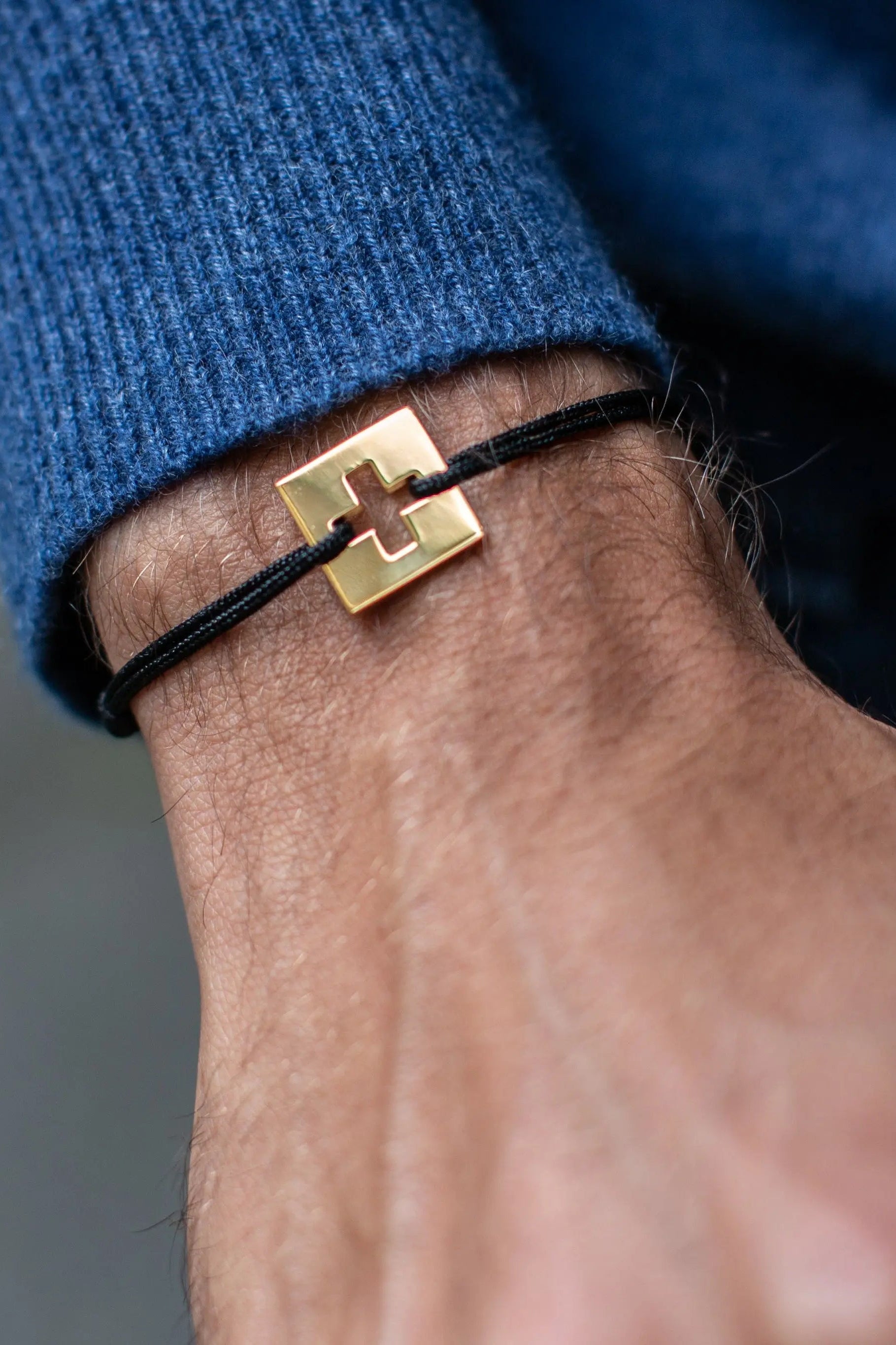 Bracelet Cordon The Flag Swiss Accent