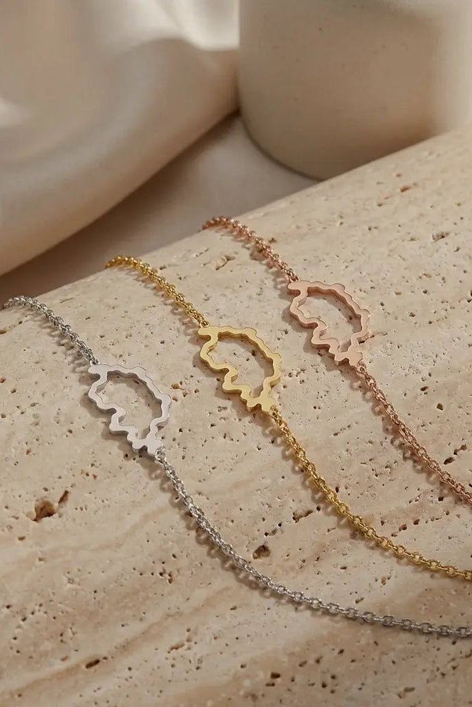 Bracelet Chaîne The Map Swiss Accent