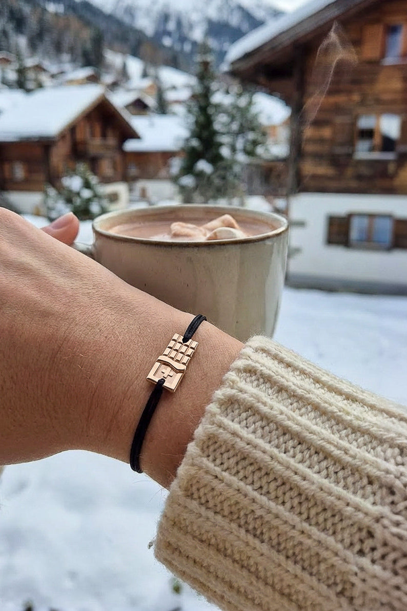Bracelet Cordon The Chocolate Swiss Accent