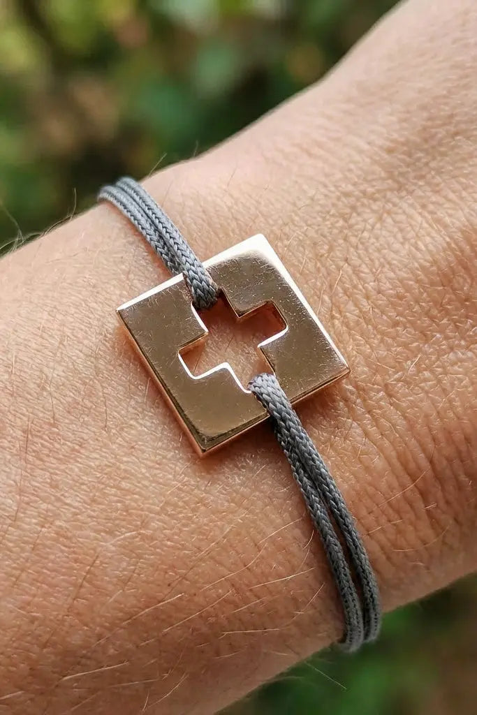 Bracelet Cordon The Flag Swiss Accent