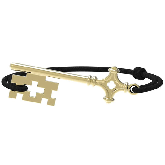 GenevaKey - Bracelet clé de Genève | Argent plaqué or jaune Argent plaqué or jaune