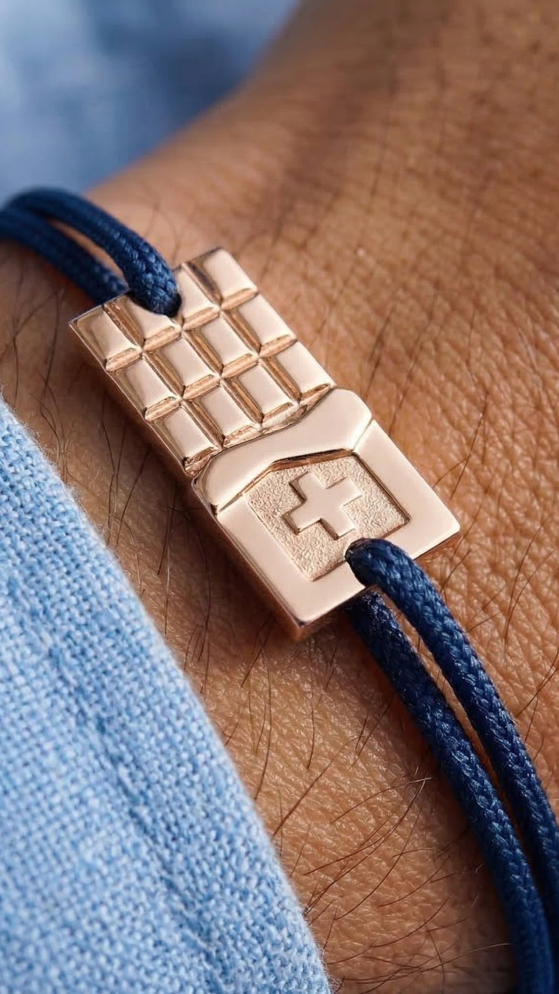 Das Schokoladenkordel-Armband