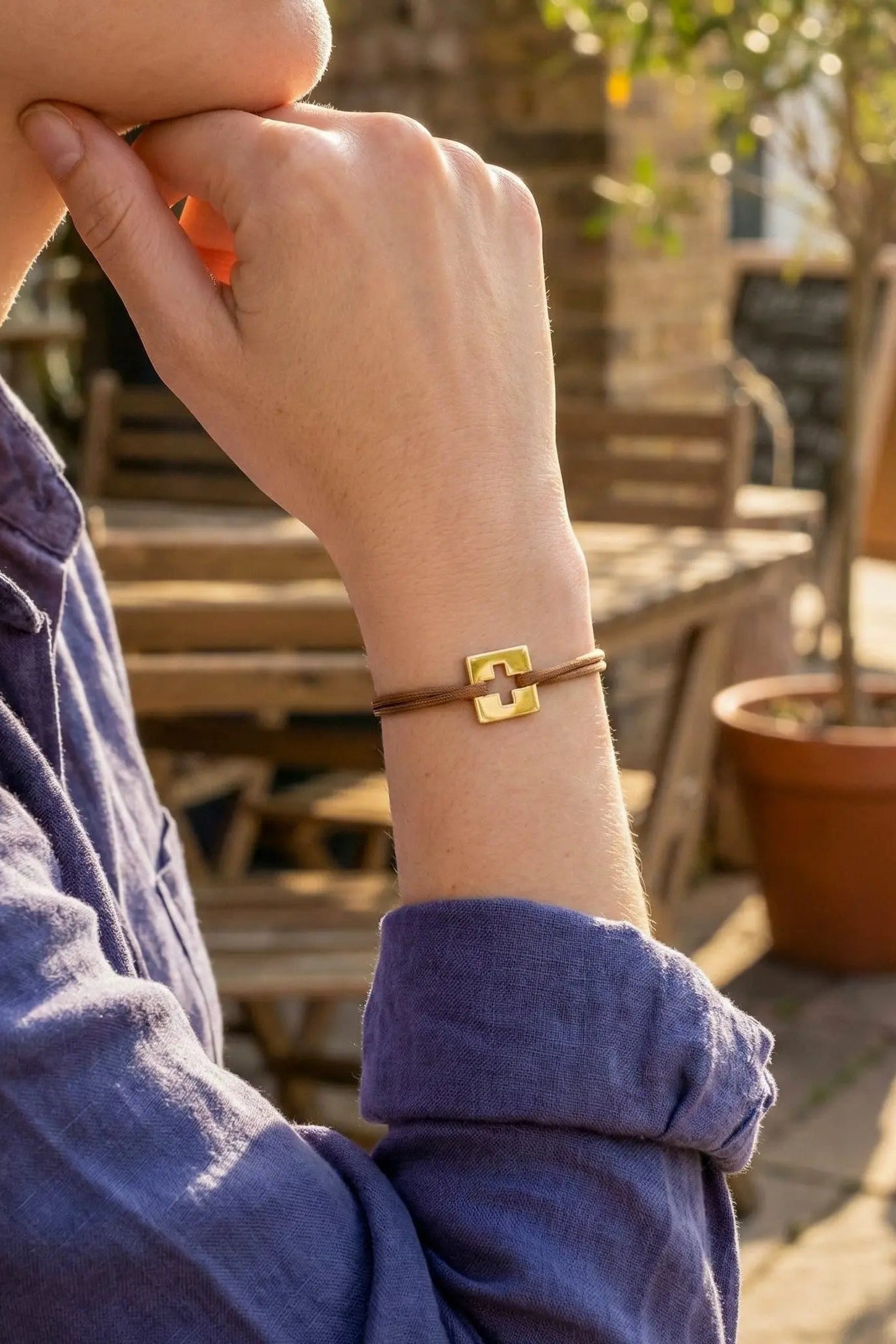 Bracelet Cordon The Flag Swiss Accent