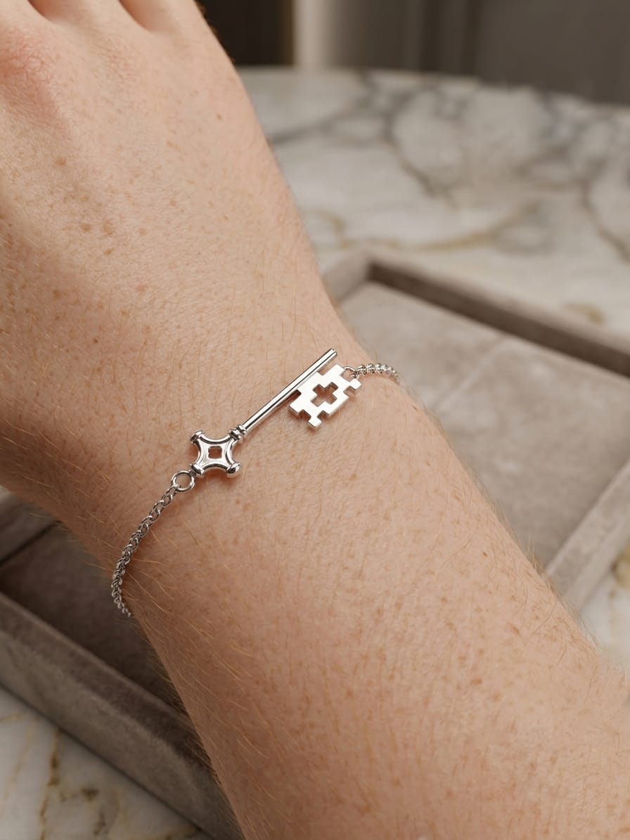 Genfer Schlüsselanhänger-Armband