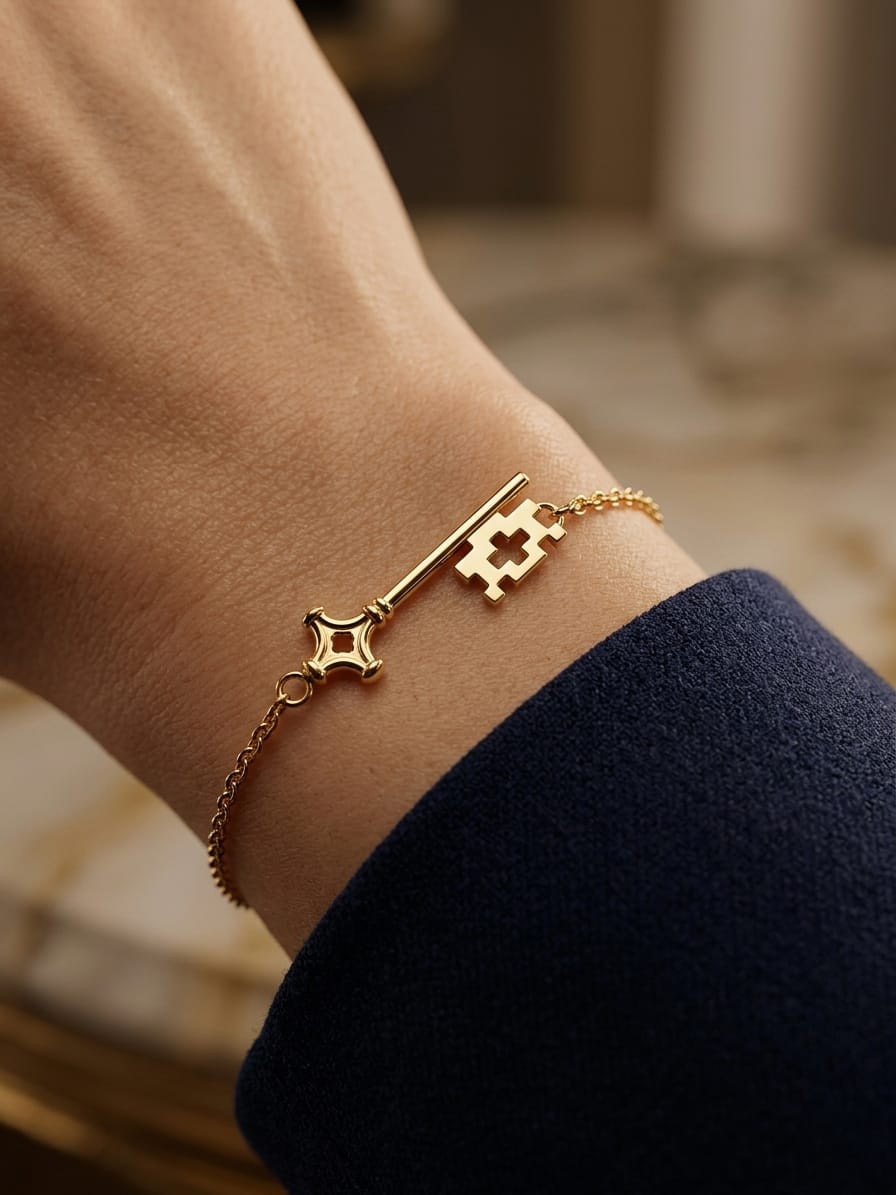 Genfer Schlüsselanhänger-Armband